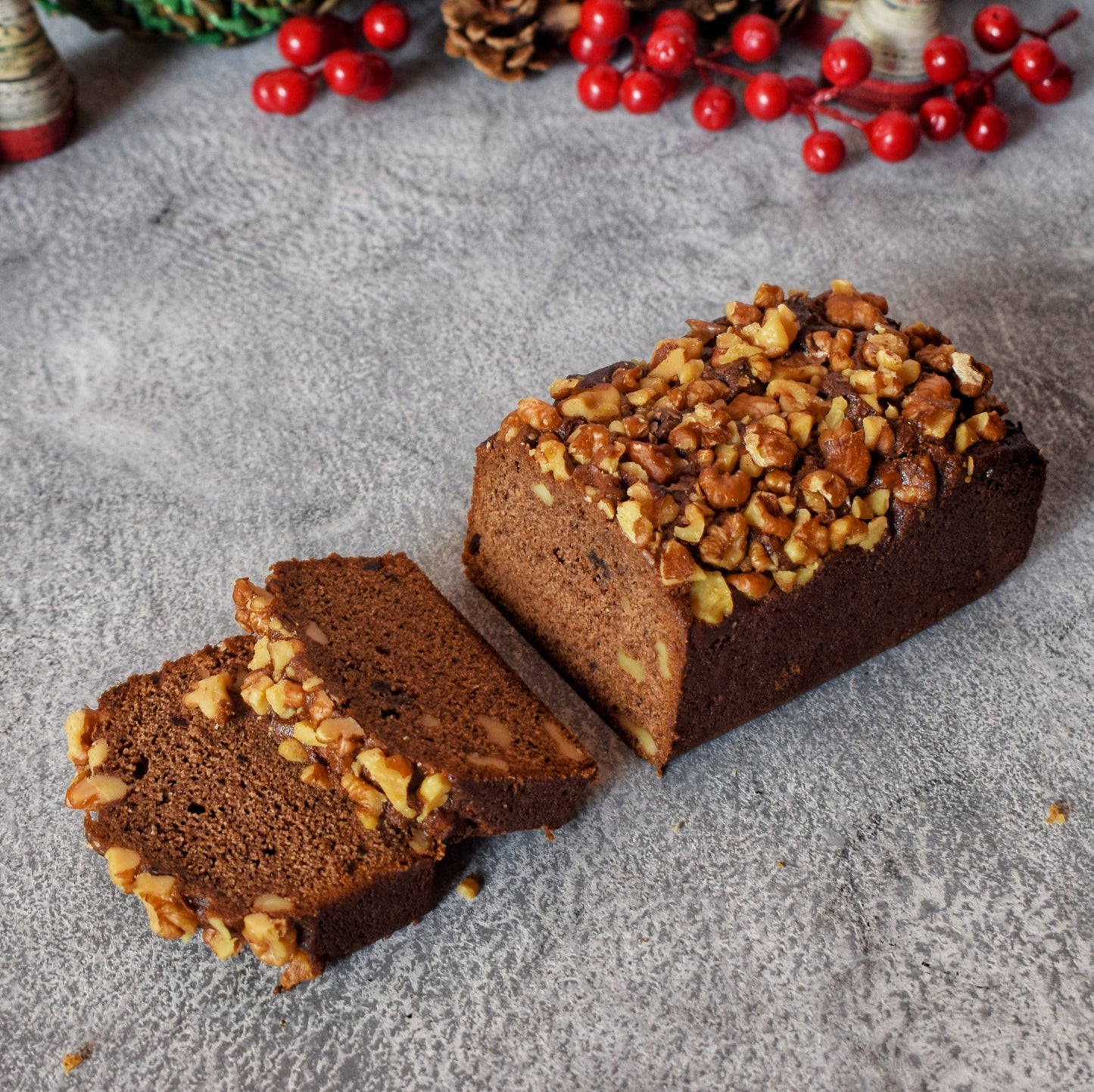 Whole wheat Dates & Walnut Tea Cake