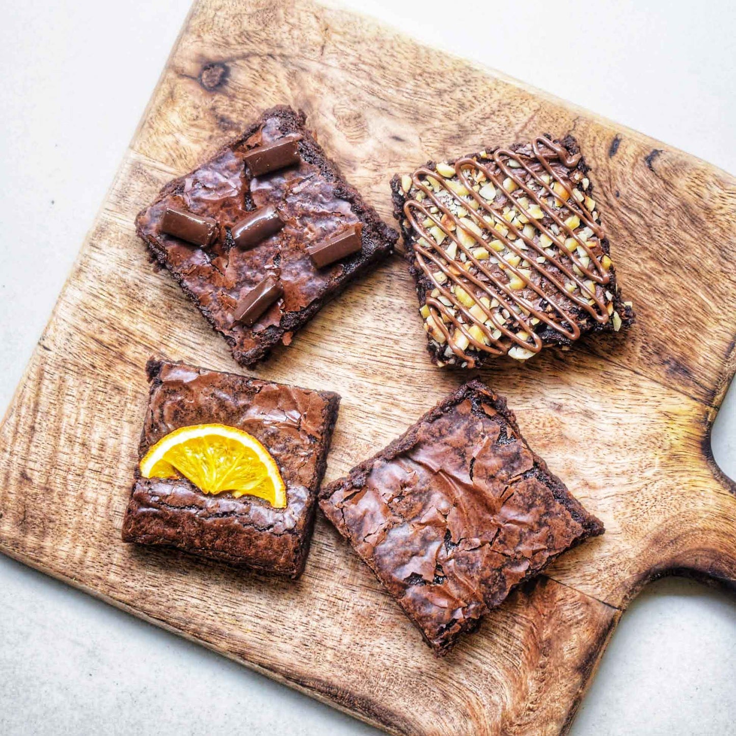Assorted Box of 4 Brownies