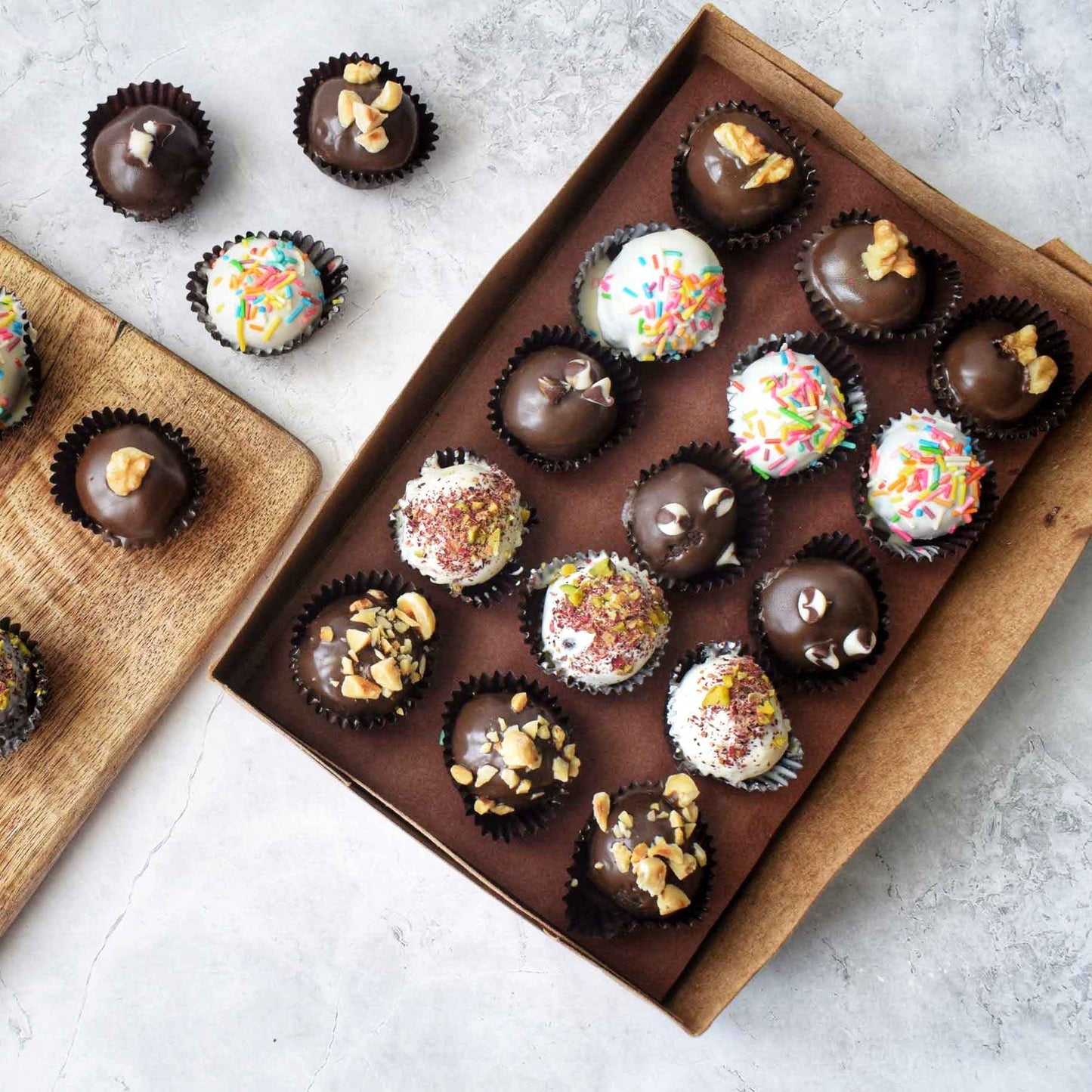 Assorted Brownie Truffles