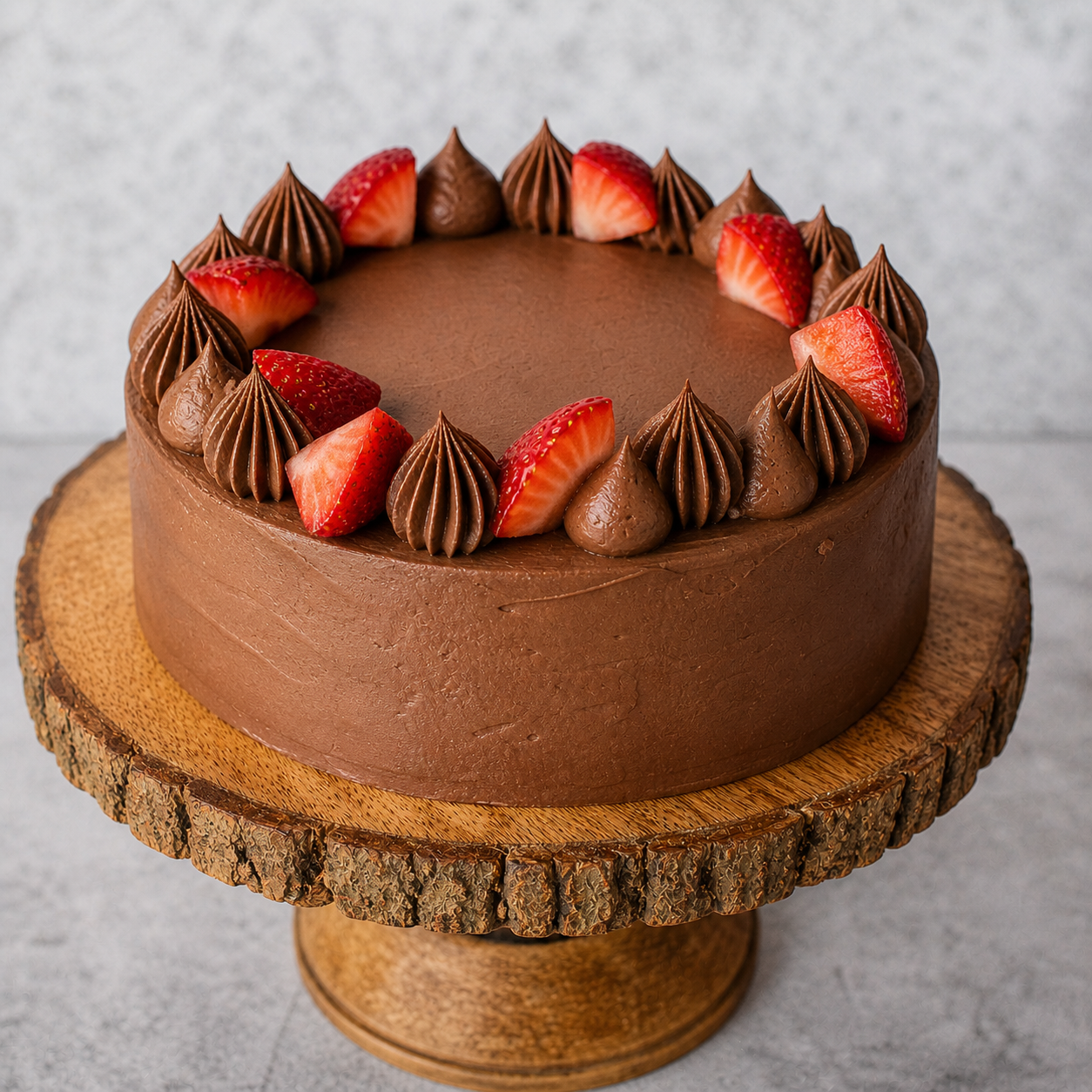 Strawberry Chocolate Truffe Cake Per Kg