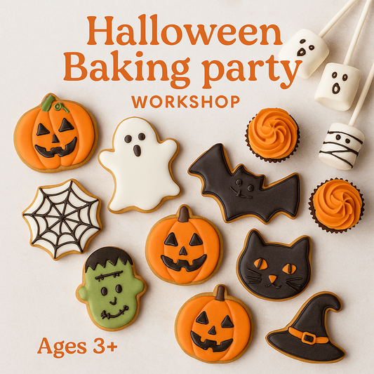 Halloween Party- Mini Cookie & Cupcake decoration ( Ages 3+)