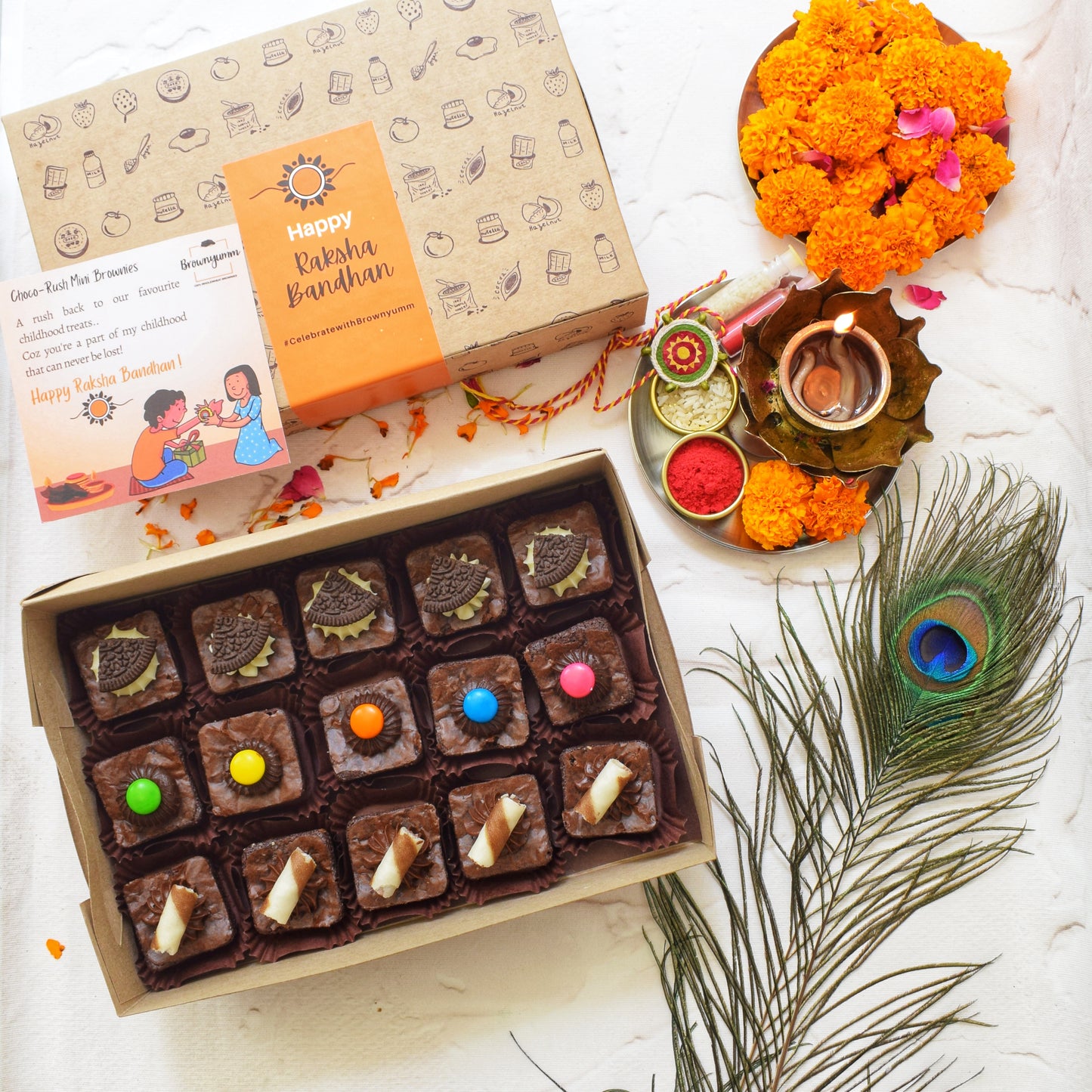 Choco- Rush Mini Brownies ( Eggless)