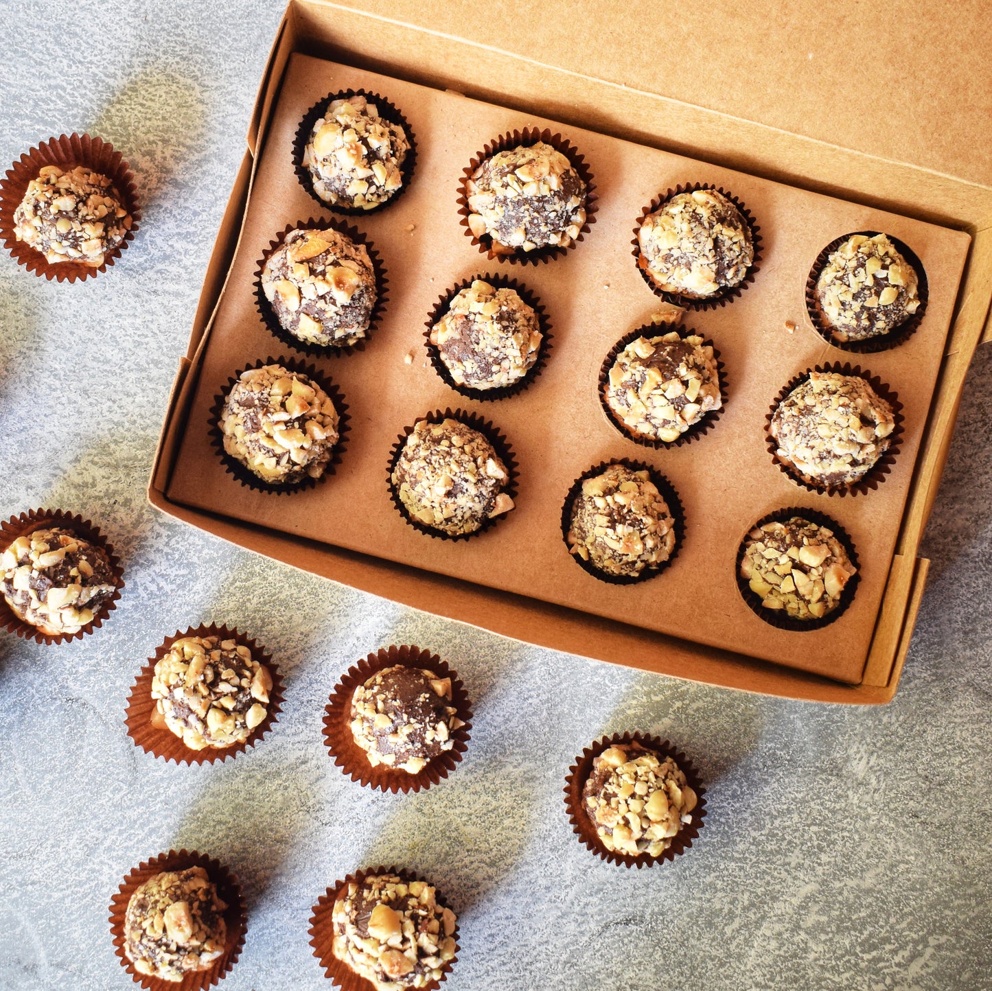 Ferrero Brownie Truffles (Eggless)