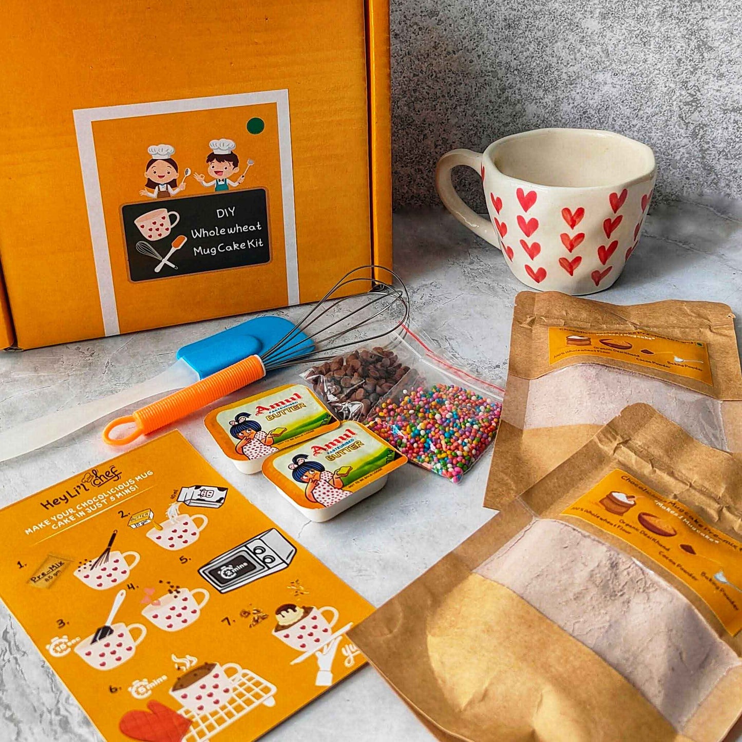 Mug Cake Kit Premix ( 85 gm) +1 Guide card