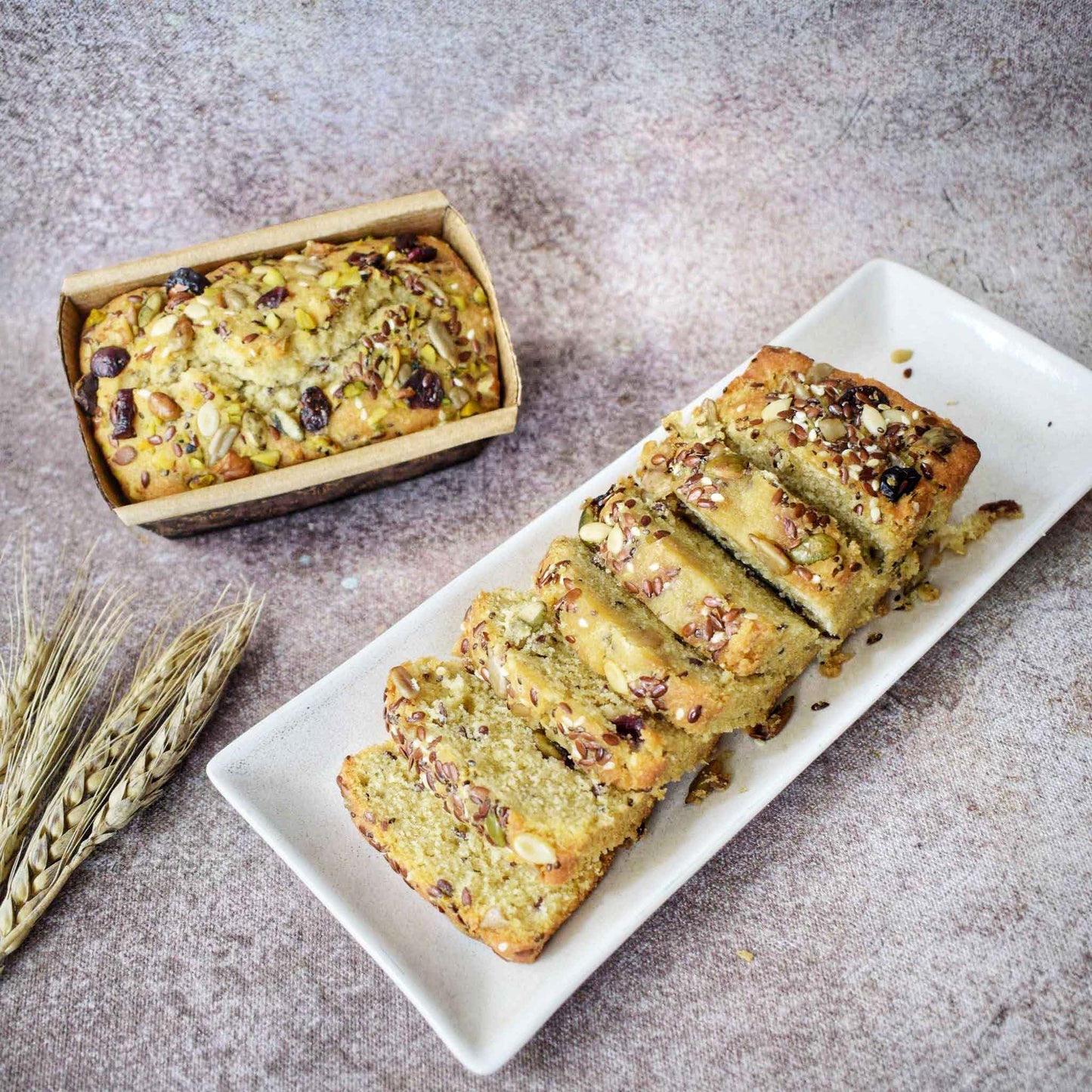 Sugar free Nutty Granola Teacake