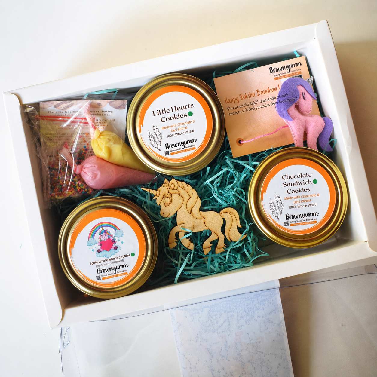 Kids Rakhi Box Hamper (Eggless)