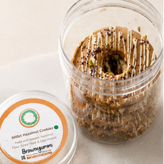 Millet Hazelnut Eggless Cookie Jar (175 gm)