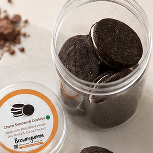 Whole Wheat Chocolate Sandwich Eggless Cookie Jar ( 175 gm)