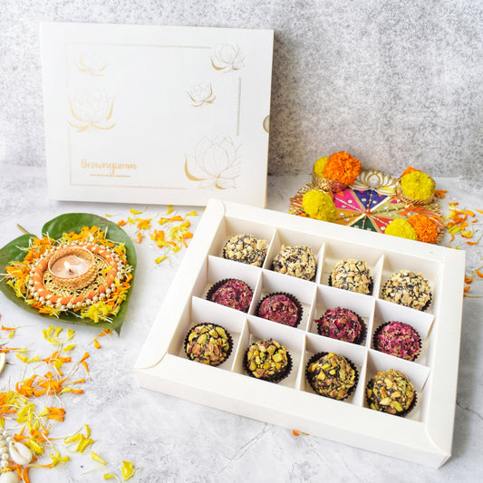 Royal Brownie Truffles Gift Box (Eggless)