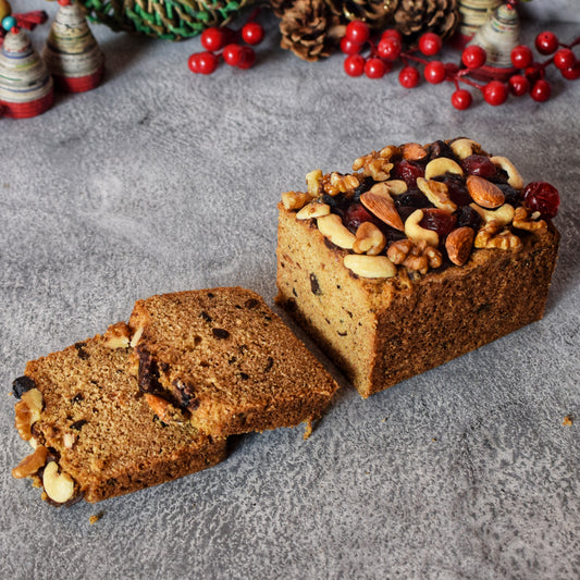 Whole wheat Plum Cake (Contains Rum)