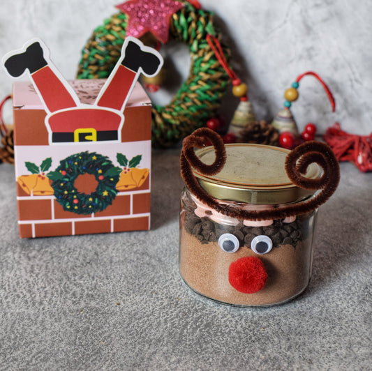 DIY Hot Chocolate Jar + Guide card