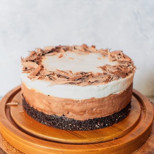 Ombre Eggless Mousse Cake