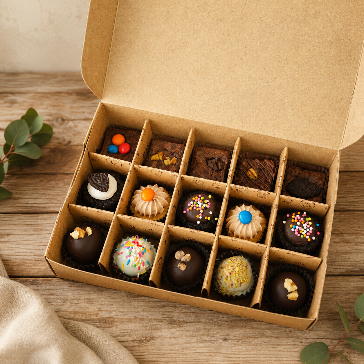 Assorted Bites Tasting Box ( Eggless)