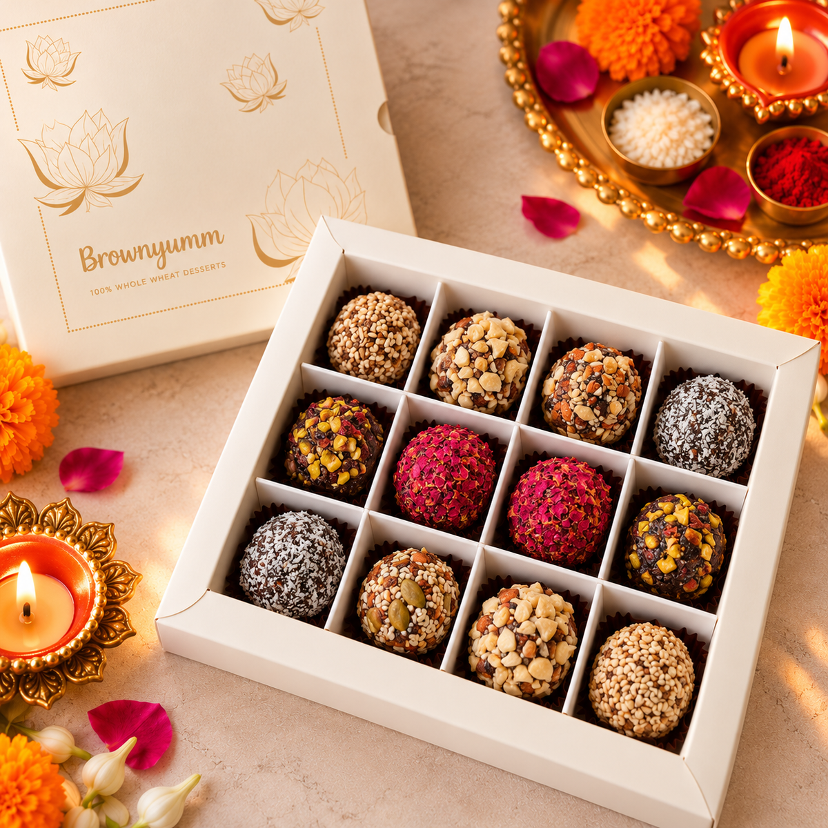 Royal Brownie Truffles Assorted Sweets Box