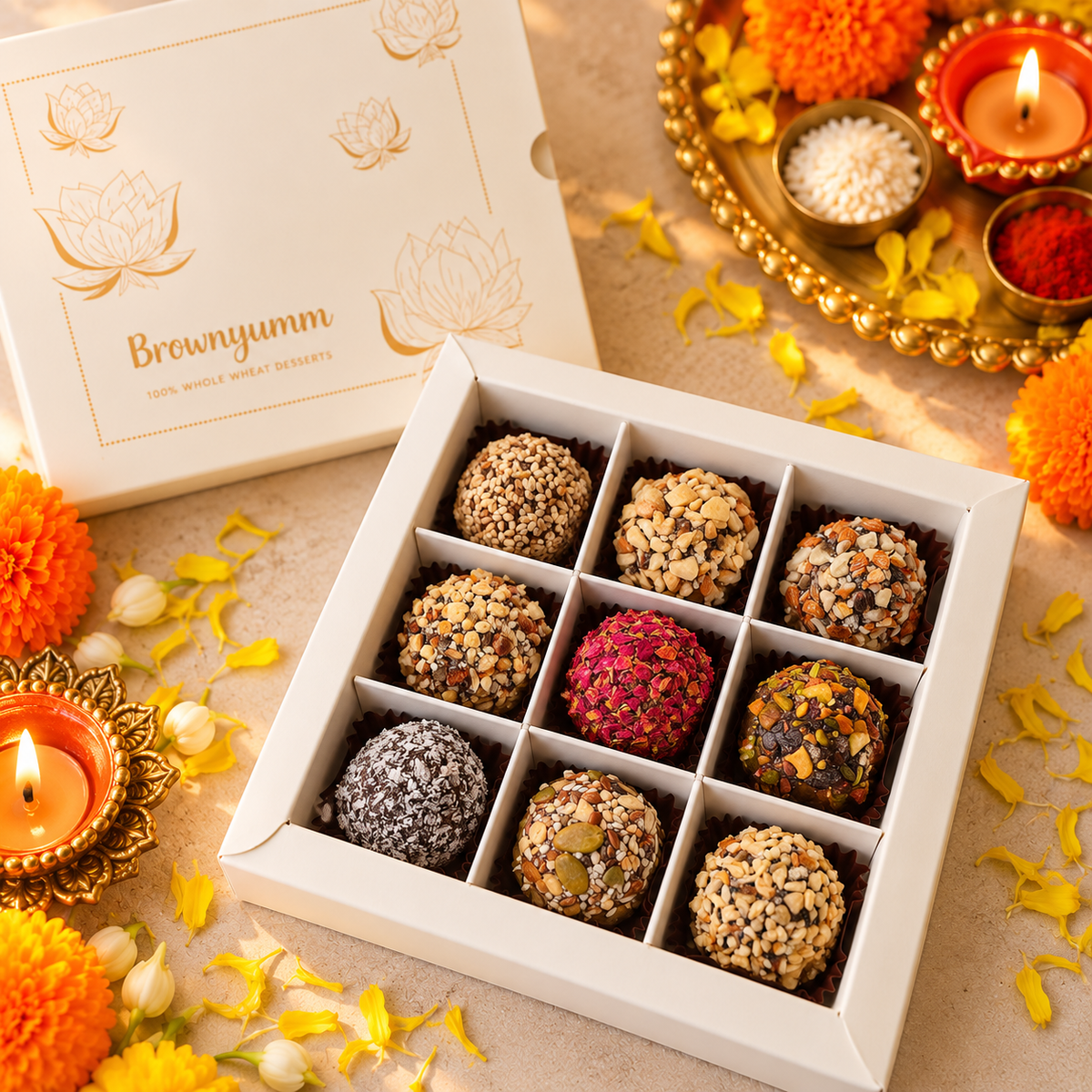 Royal Brownie Truffles Assorted Sweets Box