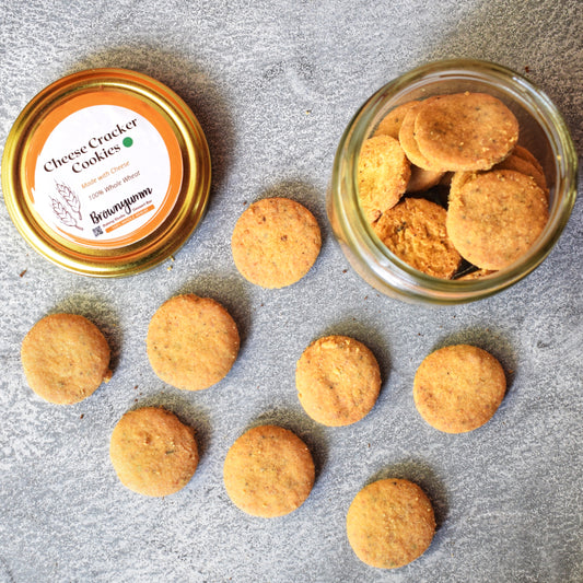 Whole Wheat Cheese cracker Cookie Jar (120 gm)