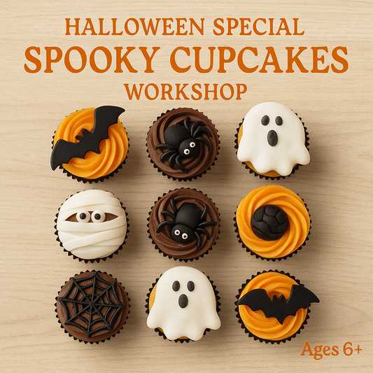 Halloween Special - Spooky Cupcakes Workshop ( Ages 6+)