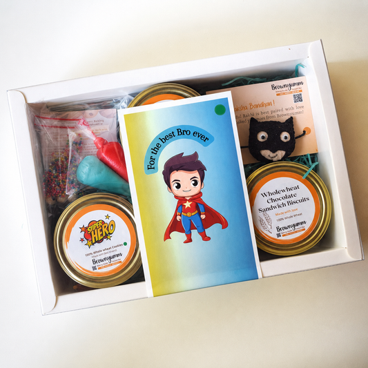 Kids Rakhi Box Hamper (Eggless)