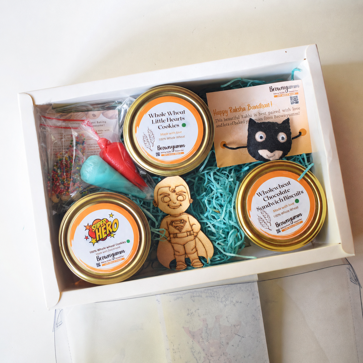Kids Rakhi Box Hamper (Eggless)