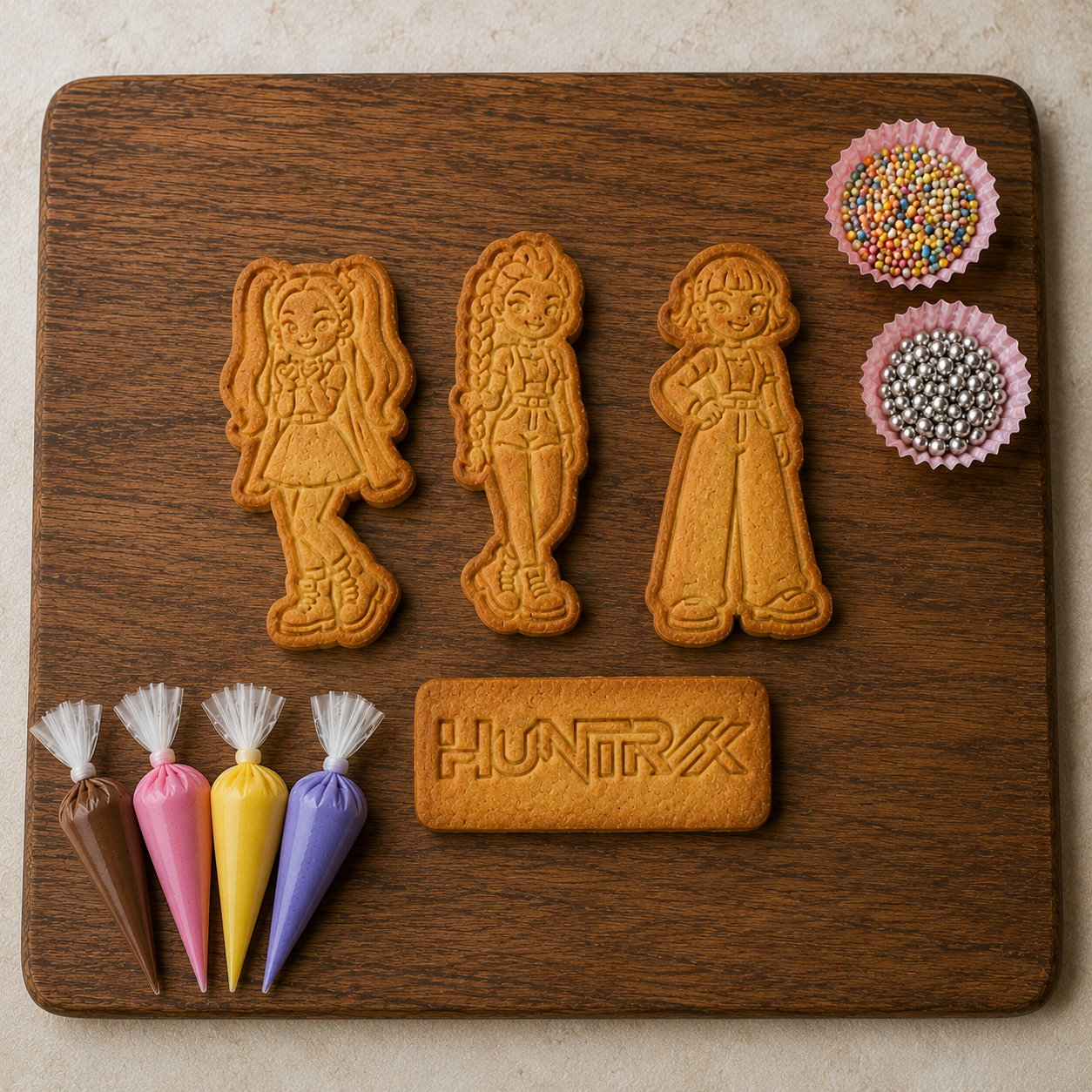 K-Pop Cookie Crew Cookie DIY Kit ( 180 gm)