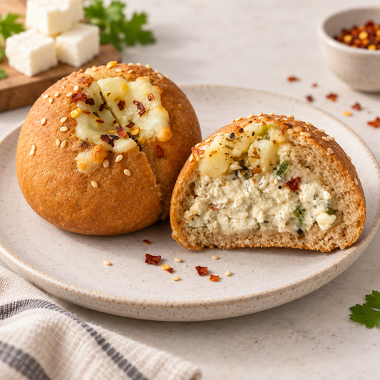 Whole wheat Eggless Paneer Bomb (100 gm)