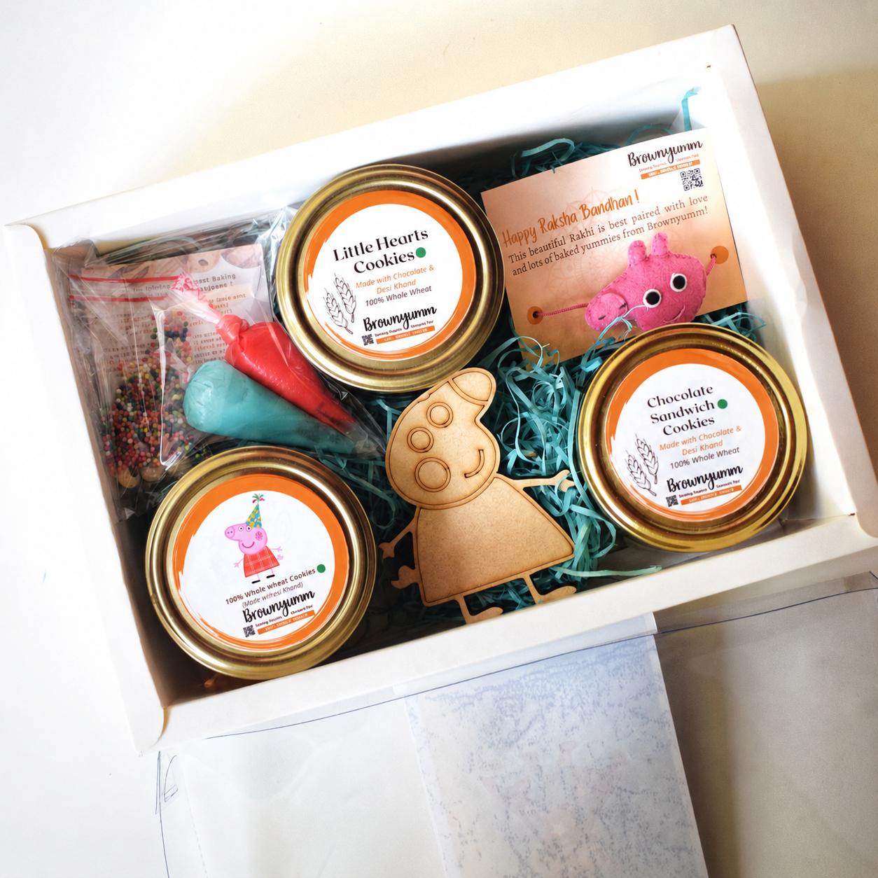 Kids Rakhi Box Hamper (Eggless)