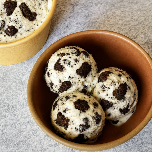 Brownie & Cookie Cream Ice Cream  (200gm tub)